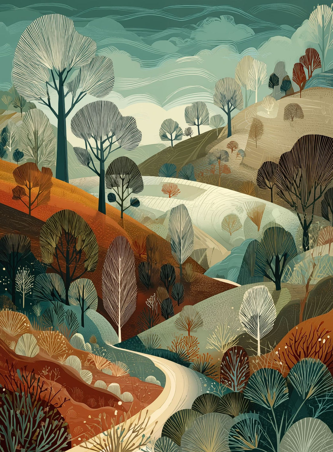 Path Between the Hills
