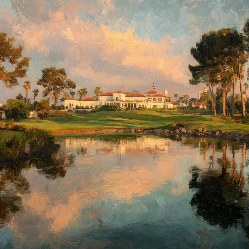 Afternoon Light on the Clubhouse