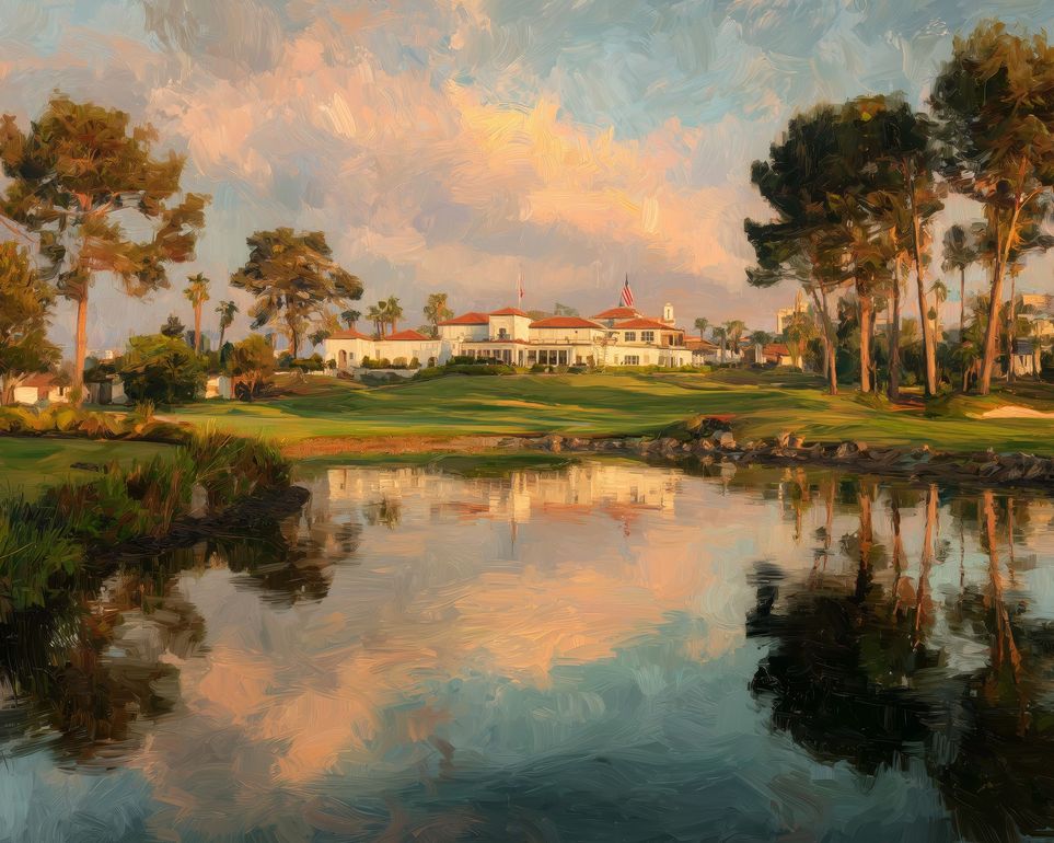 Afternoon Light on the Clubhouse