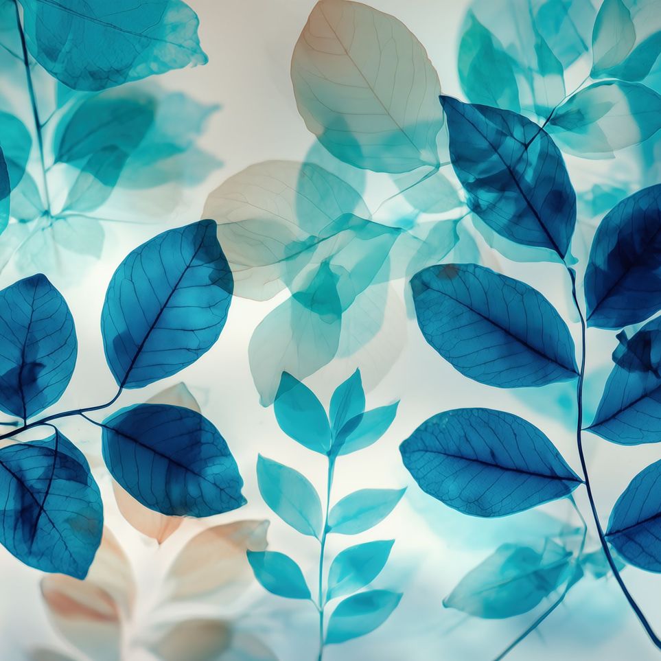 Light Passing Through Blue Veins