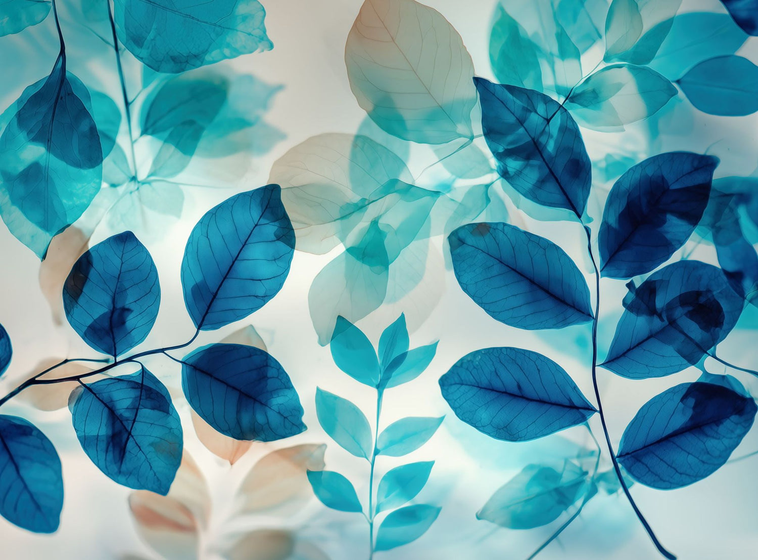Light Passing Through Blue Veins