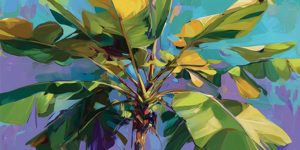 Painted Palm Tree
