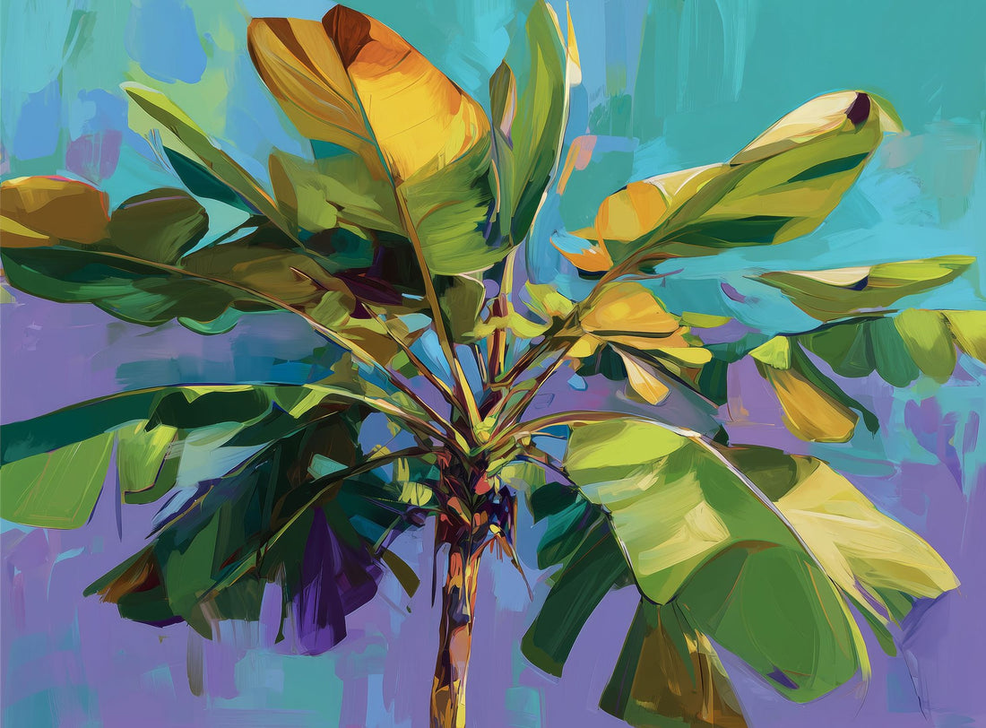 Painted Palm Tree
