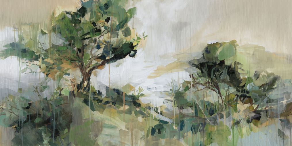 Tree Canopies in Pale Light