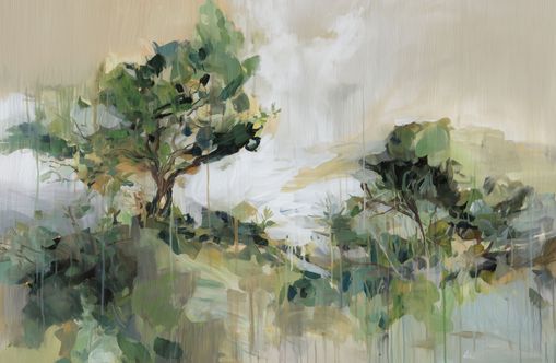 Tree Canopies in Pale Light