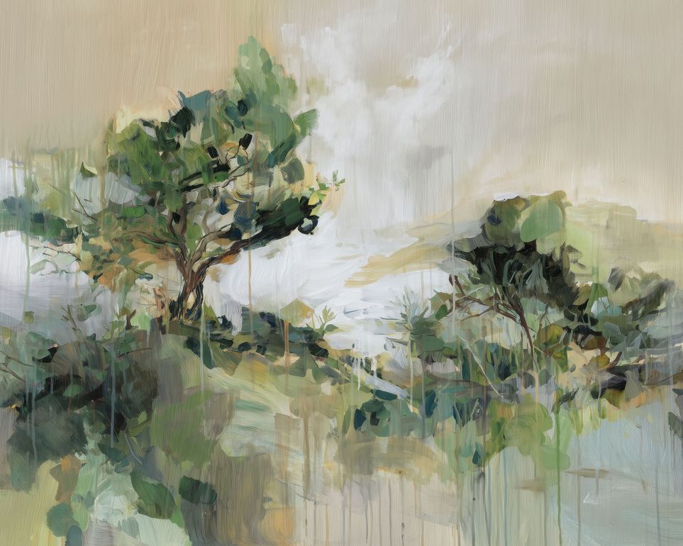 Tree Canopies in Pale Light