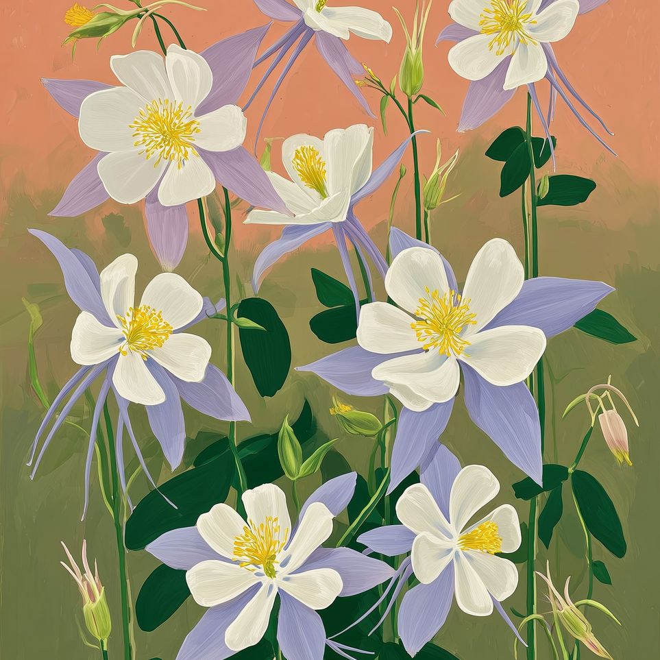 Evening Color in the Flowers