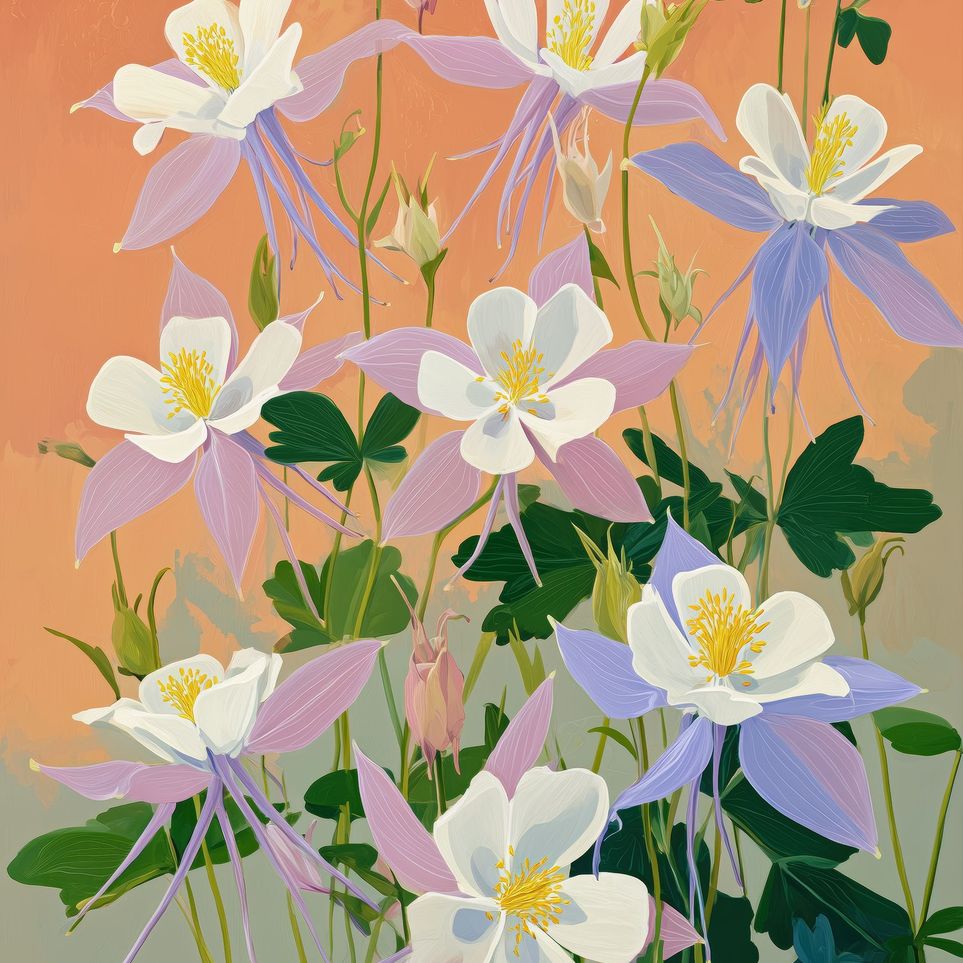 Columbines in Bloom