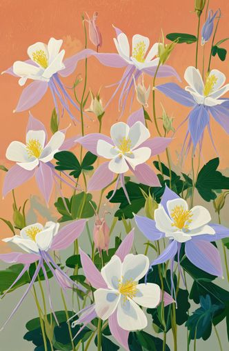Columbines in Bloom