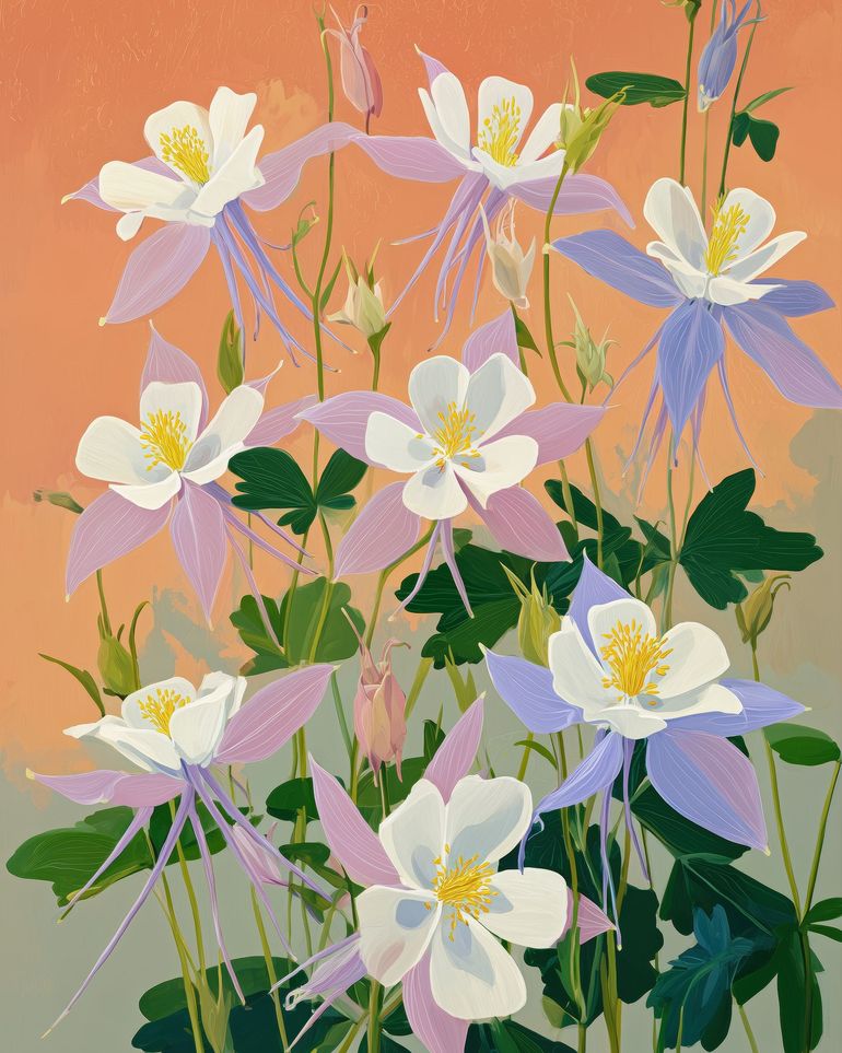 Columbines in Bloom