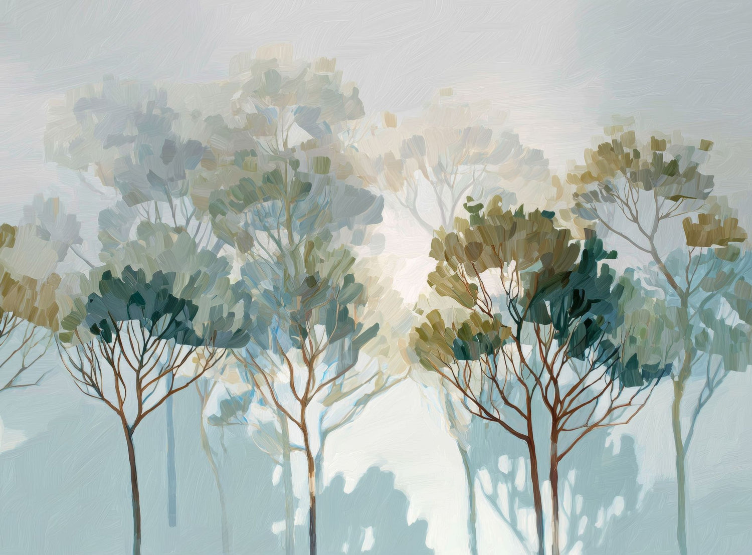 Multiple Trees in Gentle Light