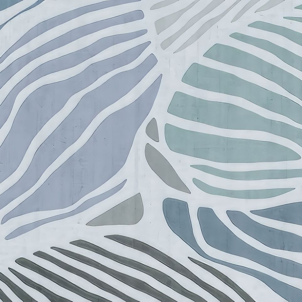 Graphic Leafs, Blue