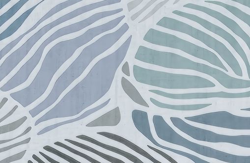 Graphic Leafs, Blue