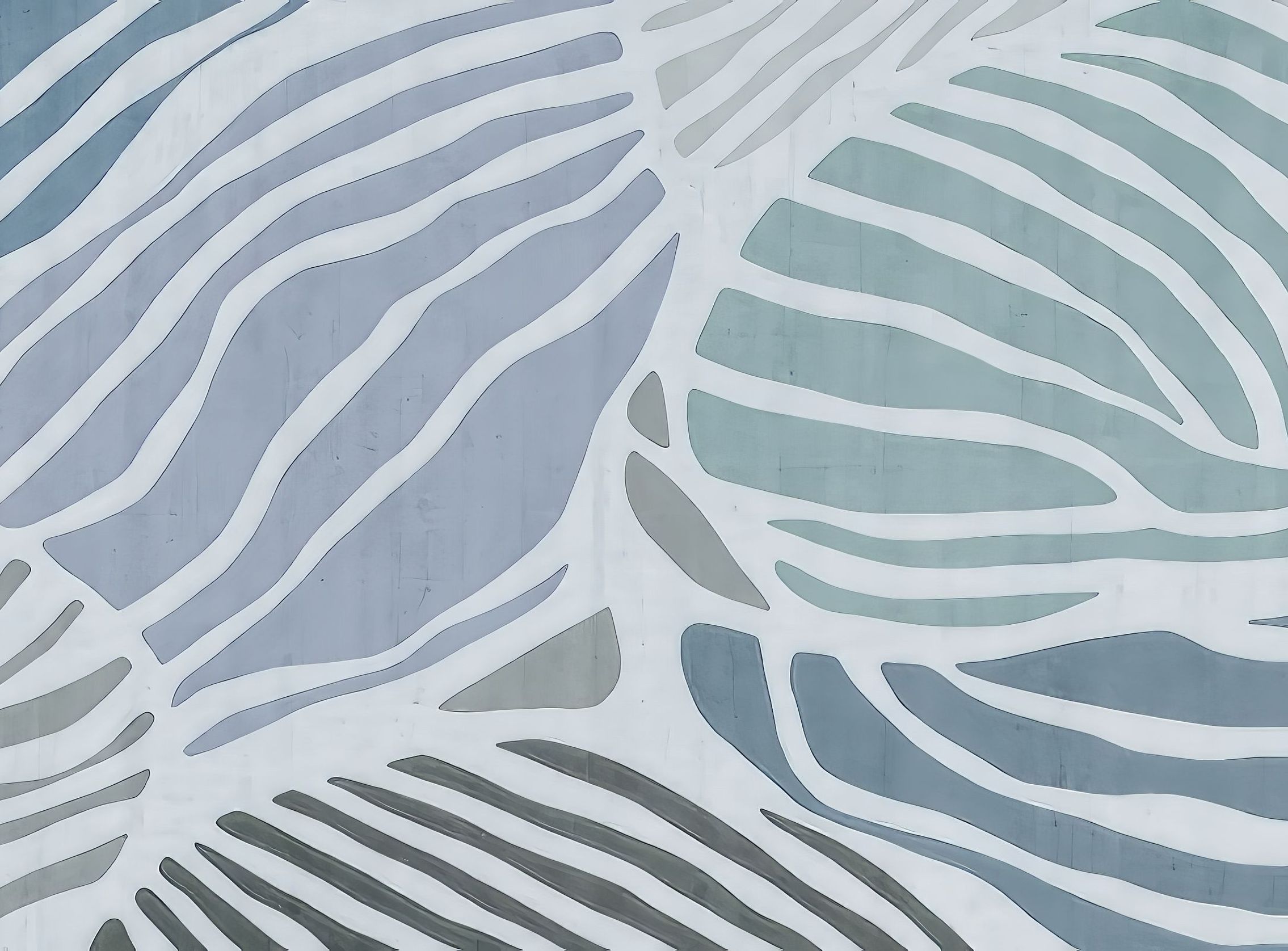 Graphic Leafs, Blue