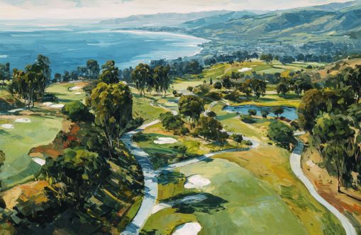Late Light on Golf Links
