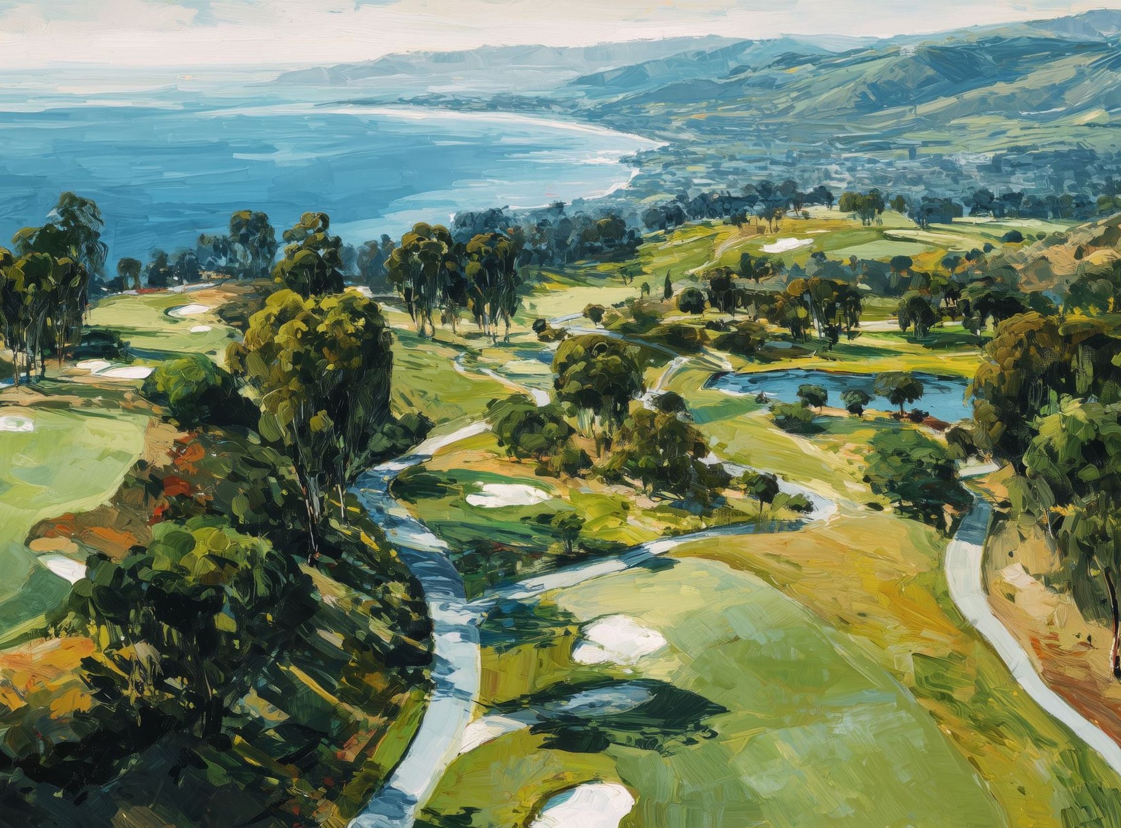 Late Light on Golf Links