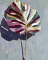 Leaf with Multicolored Veins