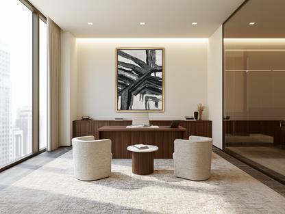 Beams pressed into shadow room view
