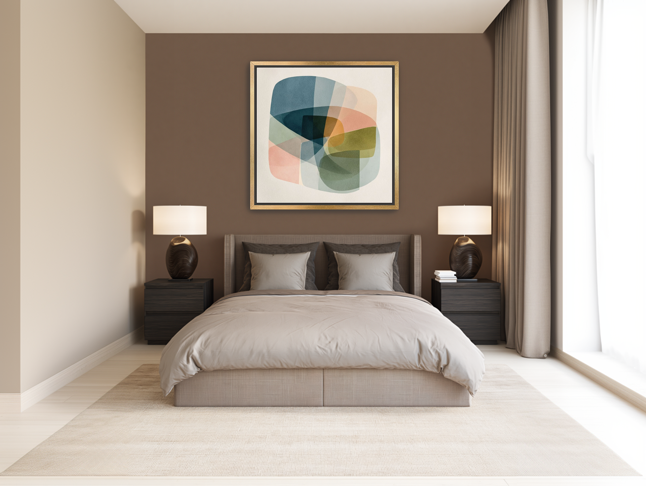 Soft layers within a square room view