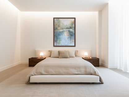 Mist over the river bend room view