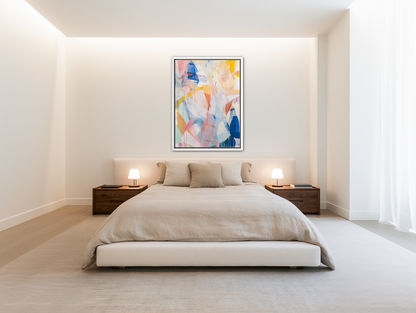 Translucent layers on canvas room view
