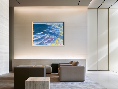 White surf along the skyline room view