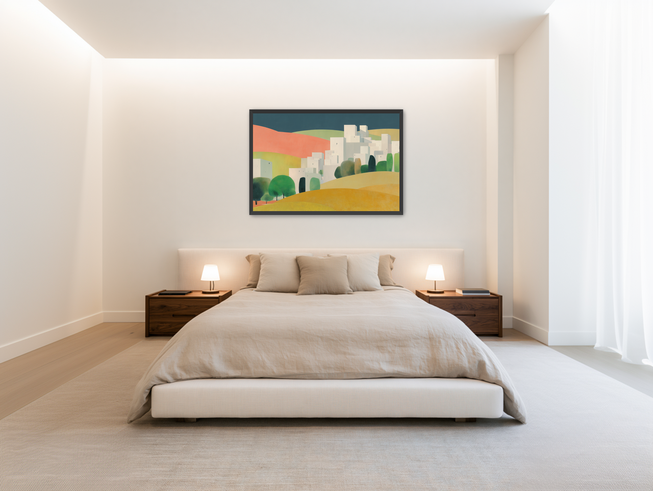 White towers in coral hills room view